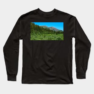 Lush Mountain Meadow. Long Sleeve T-Shirt